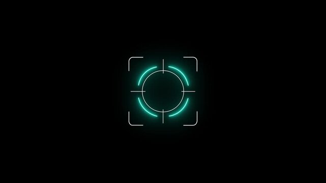 Business growth and marketing target concept. target market, market segmentation, audience, demographics, business.4k animation Motion graphics of target people concept on black screen.
