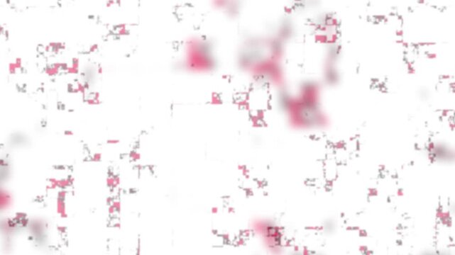 Pixelated pattern animation creates rhythmic transmission noise. Video broadcast distortion effects shape active pixelated pattern animation. Modern video editors use pattern.