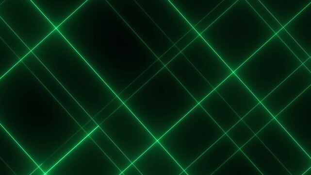Grid lines animation forms an intersecting technical matrix. Cyberspace data telecommunication networks route along active grid lines animation. Tech suites use lines.
