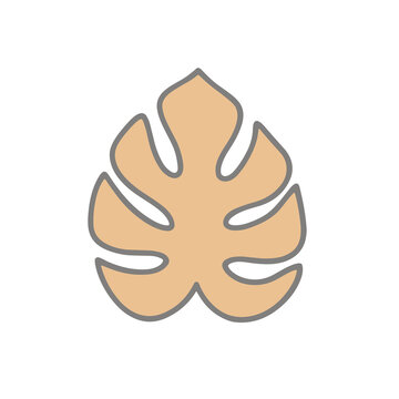 Stylized leaf illustration
