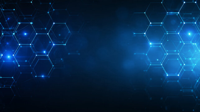 Minimalist blockchain technology background with subtle interconnected hexagonal blocks, digital ledger visualization, decentralized network architecture, distributed database