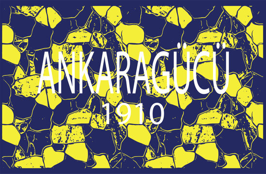 MKE Ankarag&uuml;c&uuml; Gecekondu vector icon on background