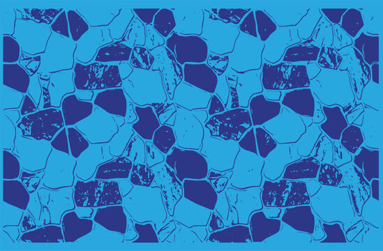 Colorful vector illustration of stone paving