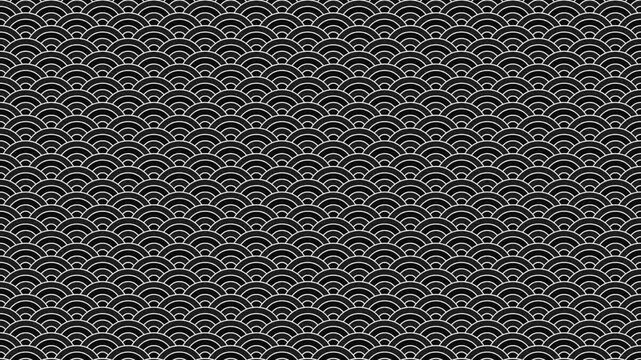 Art deco gold luxury pattern motion loop