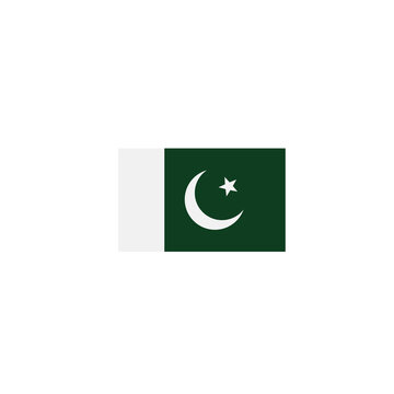 Pakistan flag vector symbol icon
