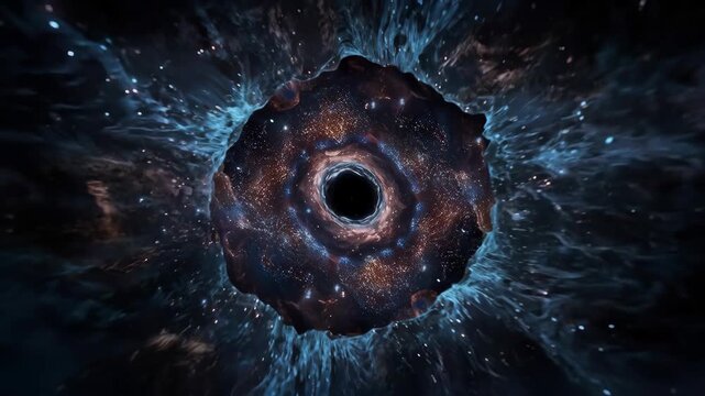 Black Hole Galaxy Cosmic Vortex Space Background, Stellar Dust Universe Celestial Object