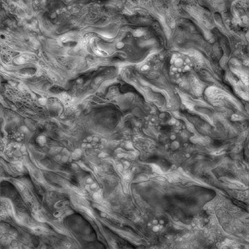4K Seamless Alien Terrain Displacement Texture for Sci-Fi Environments