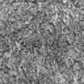4K Seamless Alien Terrain Displacement Texture for Sci-Fi Environments