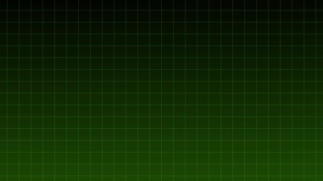 Grid background animation displays perspective matrix lines on dark. Graphic design data coordinates guide background. Presentation video suites use grid background.