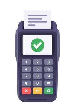 Successful wireless card payment on machine