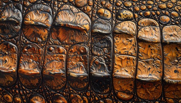 Crocodile skin. Reptile. Dragon or dinosaur texture background.