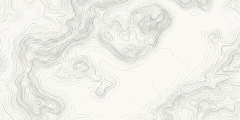 Abstract topographical map illustration with elevation contour lines topographic map line art elevation geography cartography landscape contours background © Manjur