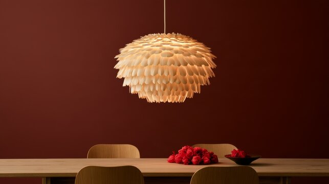 Contemporary interior design with elegant architecture and natural lig