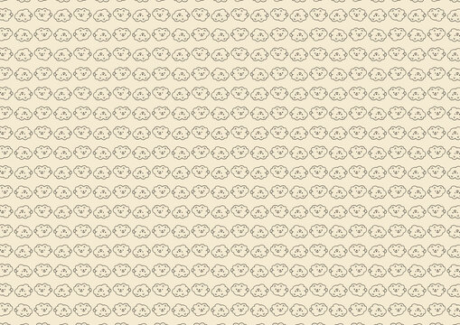 seamless pattern with numbers