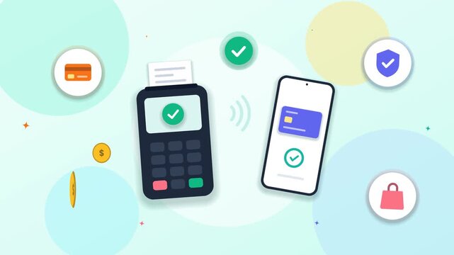 Digital payment transaction with smartphone and credit card reader