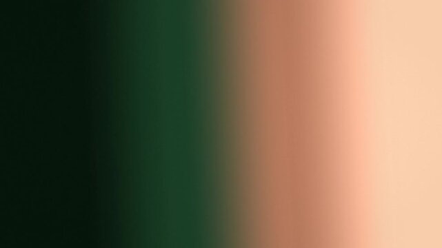 A tranquil gradient transitions from deep forest green to soft peach, shifting subtly across the frames as a clean, versatile background for lifestyle and seasonal design.