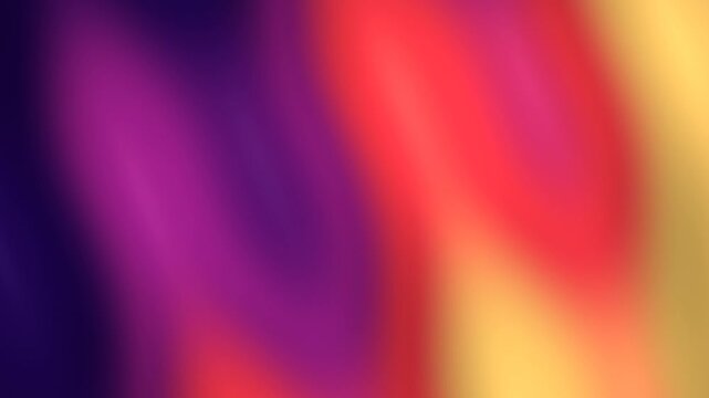 Warm gold and fiery red currents move through rich purple shadows, producing a luxurious abstract animation for festive campaigns, premium branding, fashion, and cinematic media.