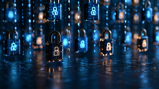 Identity tokenization background featuring secure digital identity tokens connected to a decentralized blockchain network, tokenized identity, digital credentials, verifiable