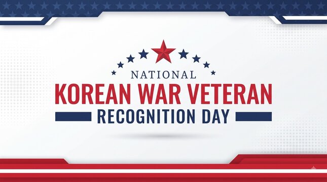 27th July National Korean War Veterans Armistice Day, National Korean War Veterans Armistice Day stock image