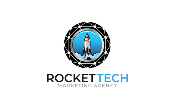 Illustration graphic vector of digital marketing solution business logo design