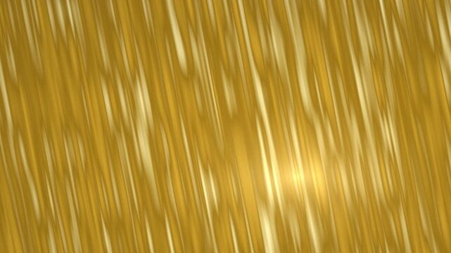 Gold metal texture background with brushed diagonal lines and soft light reflections, 3D rendered abstract surface pattern for luxury design projects and elegant digital wallpaper.
