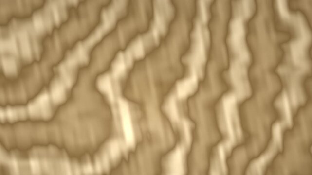 Wood grain texture background 3D motion graphic, flowing abstract teak timber pattern with soft light ripples and organic wavy lines for elegant interior design and luxury branding