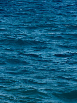 Close up of deep blue ocean surface