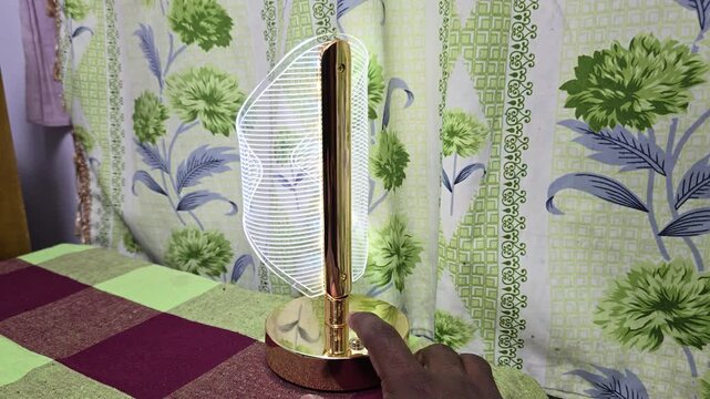 change colour of night lamp
