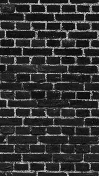 Dark brick wall pattern texture
