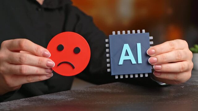 A negative review of artificial intelligence technology. Opponents of the technology race. Workforce automation reshapes jobs. Upskilling and digital transformation