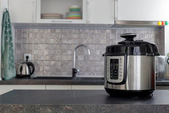 Modern multi cooker in the kitchen