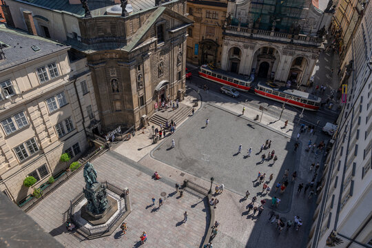 Knights of the Cross Square in Prague