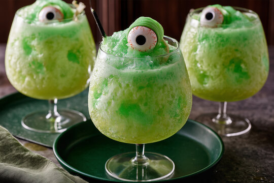 Swamp Monster Sherbet Punch 