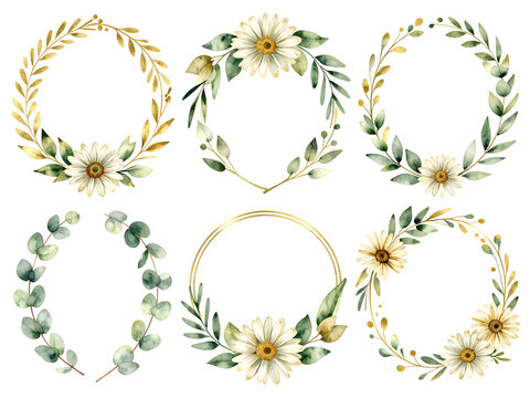 floral wreath set
