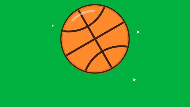 Animated Basketball Illustration