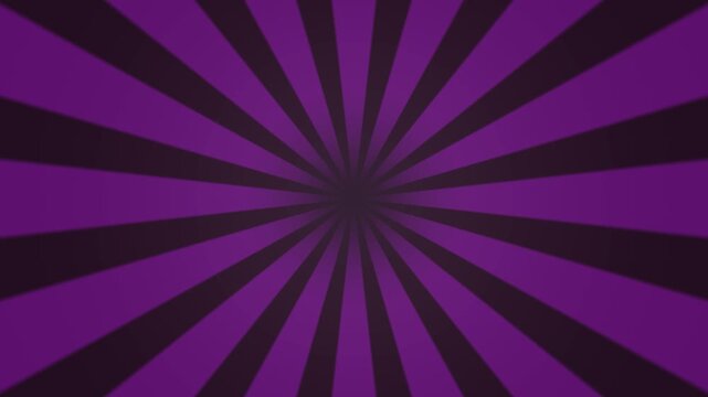 Magenta sunburst rays turn around the center in a stylish video