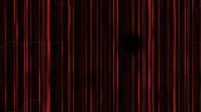Coral broken LCD stripes shimmer through cracks in a cool CG video