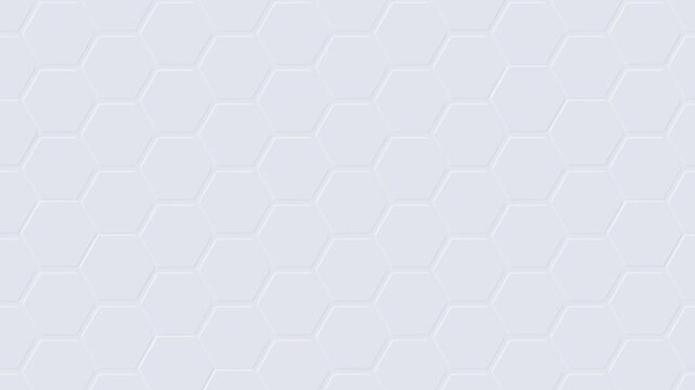 White hexagon pattern creates a subtle textured background