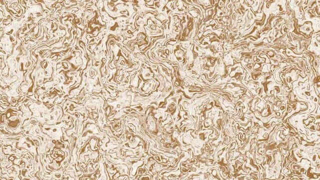 Beige and white abstract fluid background texture with swirling marble waves pattern