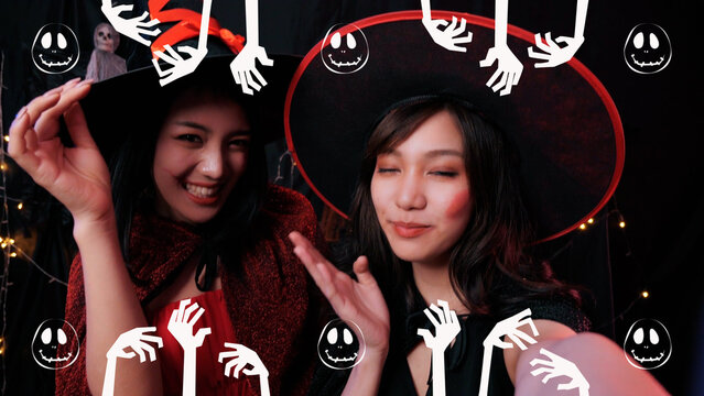 Hand Drawn Halloween Frame 05