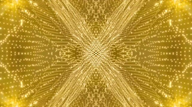 Gold Sparkle Crosshatch Diamond Pattern Background