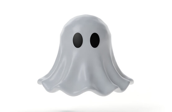 Spooky Ghost Halloween Isolated, Halloween Ghost Spirit Party Character, Haunted Ghost Transparent Background