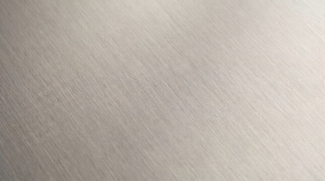 Brushed Matte Platinum Metal Surface Texture with Ultra-Fine Parallel Grain and Subtle Directional Reflection