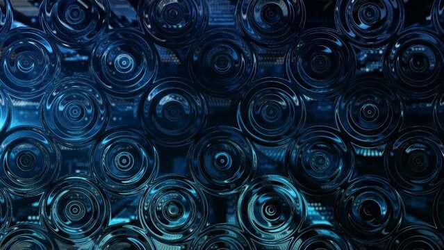 Round Motion Displacement Background Effect