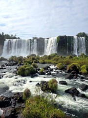 Fototapeta premium Views of the Iguacu Waterfall on the Brasilian Side