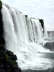 Fototapeta premium Views of the Iguacu Waterfall on the Brasilian Side