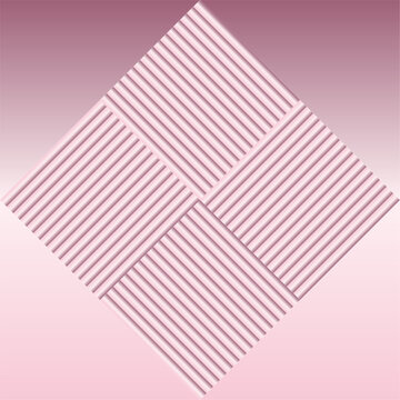 Abstract pink geometric diamond pattern vector