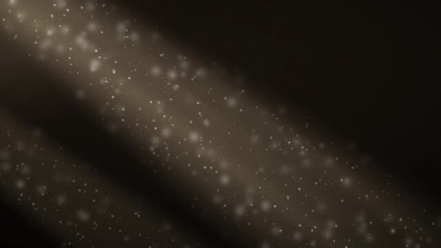 White dust motes floating in sunbeam light with soft focus, cinematic atmospheric 4K overlay loop