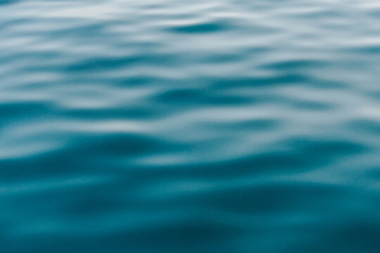 soft turquoise water ripples in shallow focus
