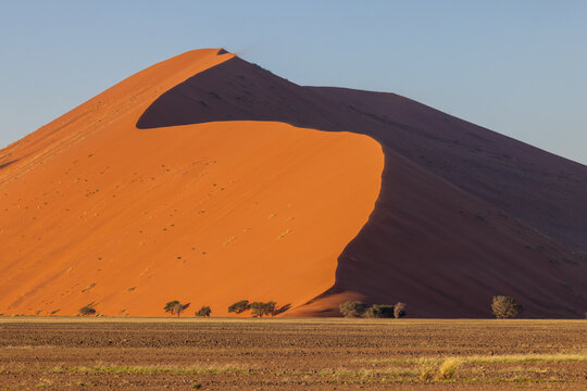 Early morning at the Namib Naukluft National Park dunes, Namibia, Africa